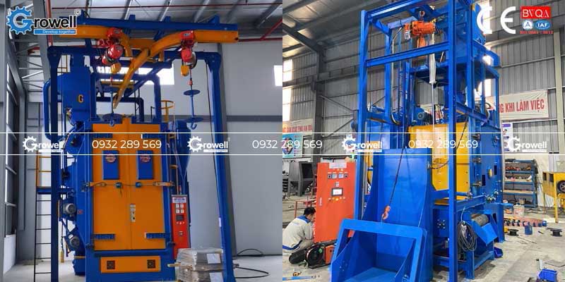 Máy bắn bi làm sạch