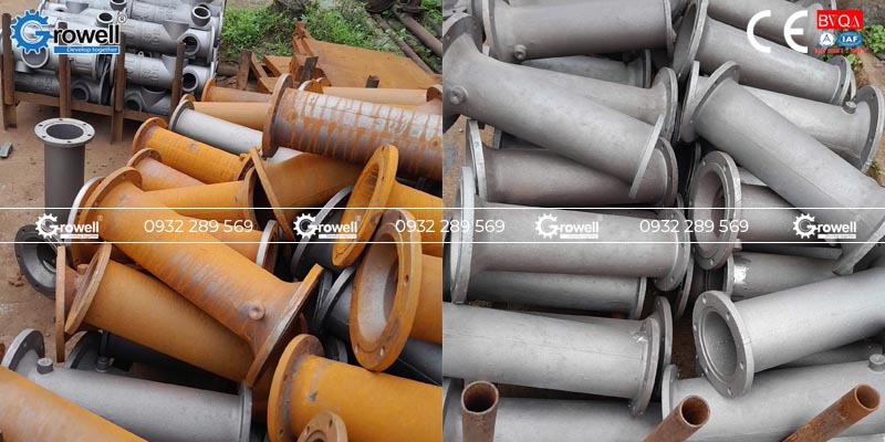 Máy phun bi thép tự động