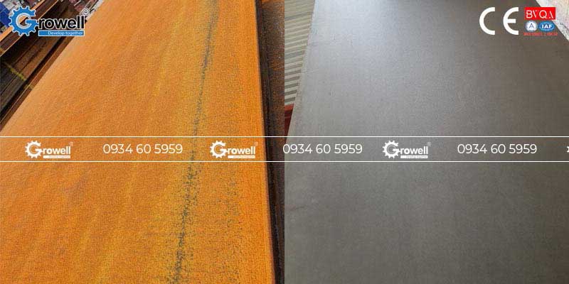Máy xử lý rỉ sét công nghiệp