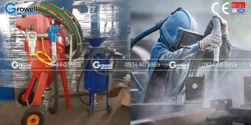 Cối phun cát công nghiệp