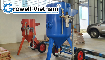 Cối phun cát công nghiệp áp lực cao: Ưu điểm và ứng dụng