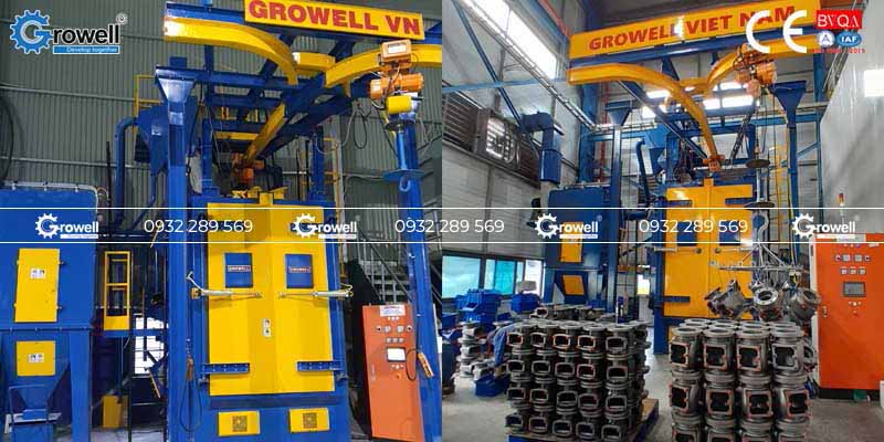 Máy phun bi tự động công nghiệp Máy phun bi tự động công nghiệp