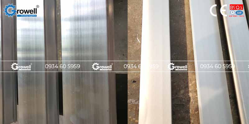 Tạo nhám nhôm trước khi anode Tạo nhám nhôm trước khi anode