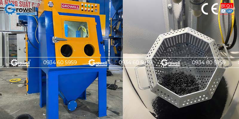 Tủ phun cát tự động Tủ phun cát tự động