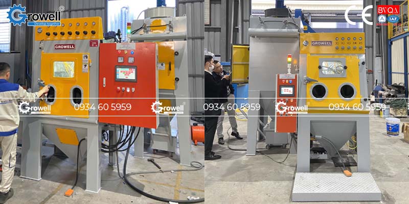 Tủ phun cát tự động Tủ phun cát tự động