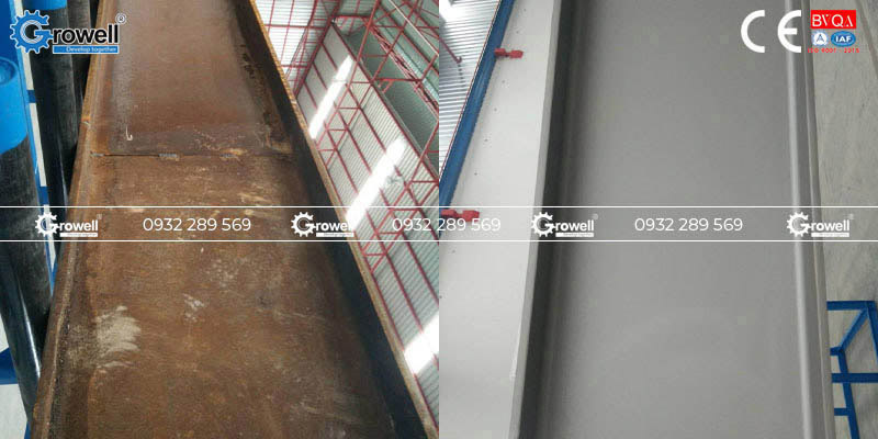Máy phun bi tự động công nghiệp